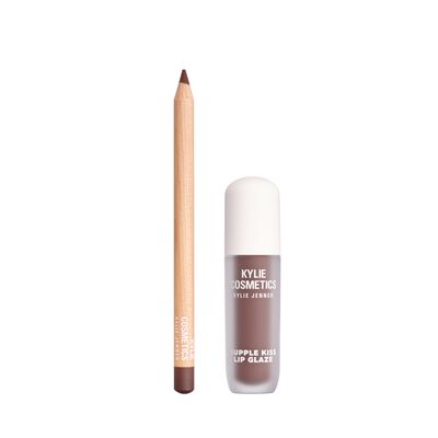 KYLIE GLOSSY LIP KIT ESPRESSO